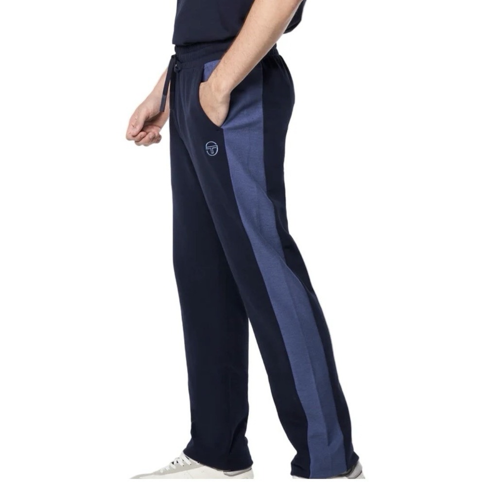 Sergio Tacchini Remo Track Pants Men's SZ XL Loungewear Elastic Waist Cotton EUC